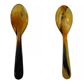 Viking Horn Spoon – Handcrafted Medieval Cutlery