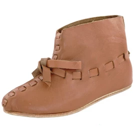 Frühmittelalterliche Leder-Kinderschuhe Iri nach Funden aus Haithabu