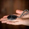 Handgeschmiedeter Kerzenhalter mit Dorn SPIRALE