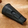 Armschutz aus Leder mit Messerhalter "Waldläufer" (1 Stück) - Outlet