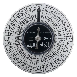 Mekka Kompass, Kibla-Kompass, Taschenkompass für Moslems