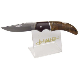 Stojánek na vystavení kapesního nože Haller