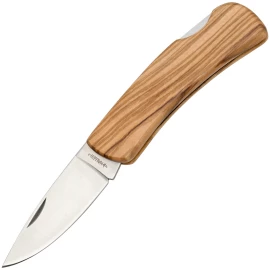 Pocket Knife with Elegant Olive Wood Handle - Outlet