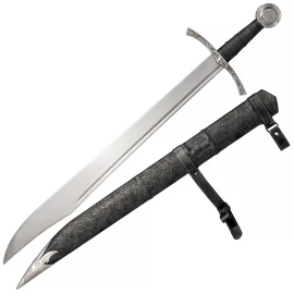 Zaviss Langes Messer: Eleganter Falchion mit gravierter Parierstange