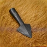 Hand-forged arrowheads 5cm, triangular shape, set of 3