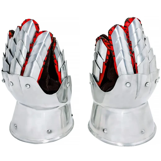 Fantasy plátové rukavice „Dračí jezdci“