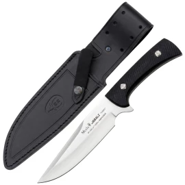 Robust Jabali Hunting Knife with Black Micarta Handle Scales - Outlet