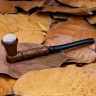 Wooden Smoking Pipe 'The Wandering Artist' with Marble Bowl