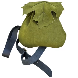 Zelená kožená taška přes rameno Elf z říše lesů