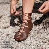 Antické římské sandály vysoké