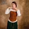 Medieval Princess Suede Leather Corset