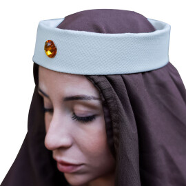 Medieval cotton headband white or black