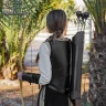 Leather Back Arrow Quiver with Body Straps