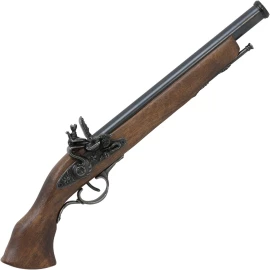 Dekorative Pistole mit Holzgriff