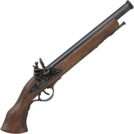 Dekorative Pistole mit Holzgriff