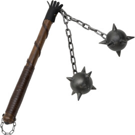 Flail with steel balls