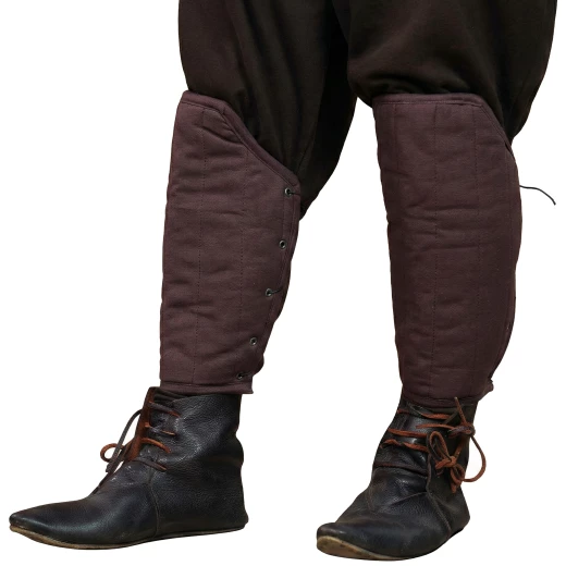 Mittelalterliche Polsterbeinschienen aus Baumwolle für Rüstungsträger - Outlet