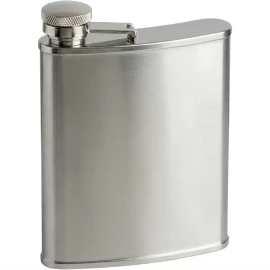 Polished Stainless Steel Pocket Hip Flask - Outlet