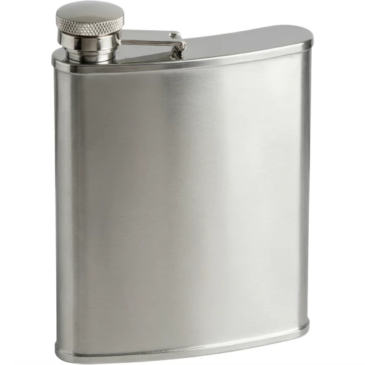 Polished Stainless Steel Pocket Hip Flask - Outlet