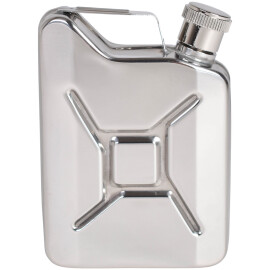 Stainless steel hip flask canister 60ml