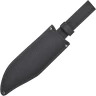Impressive Bowie knife with sturdy stainless steel crossguard