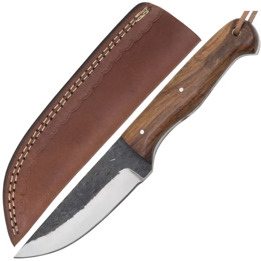 Hand-Forged Medieval Utility Knife with Shisham Wood Handle - Outlet