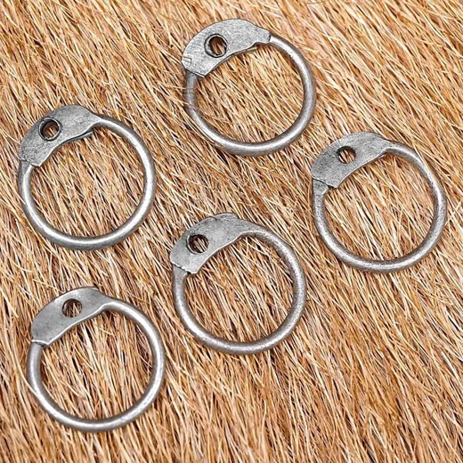 Volné kroužky na výrobu zbroje – Přírodní, 9 mm (1 kg)