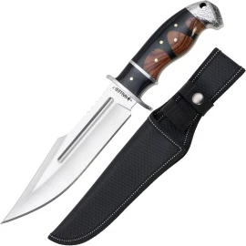 Bowie Messer Traditionell mit Pakka-Holzgriff