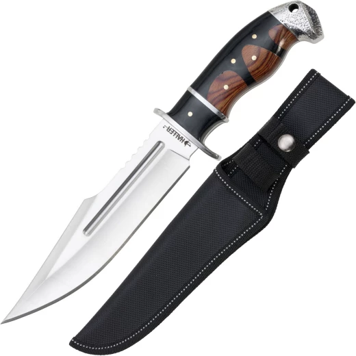 Bowie Messer Traditionell mit Pakka-Holzgriff