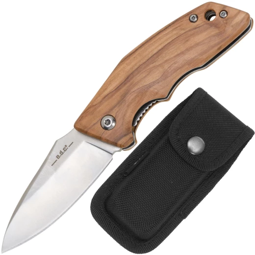 e.d.c. Taschenmesser "Downtown" mit Olivenholz