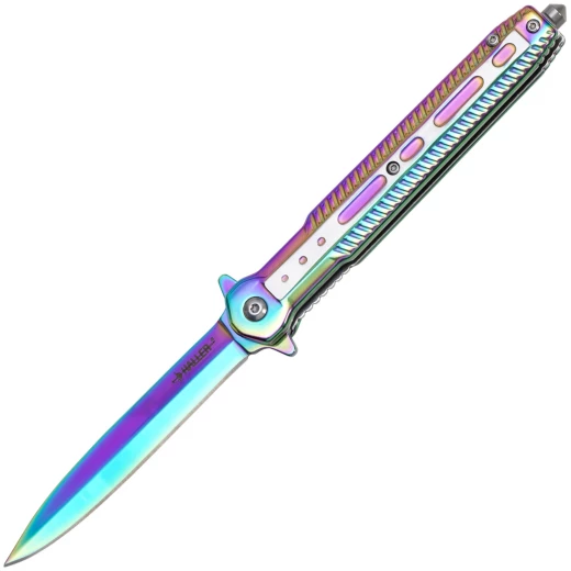 Regenbogen Stiletto Taschenmesser