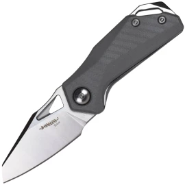 Haller Select ELSKA Gray Folding Pocket Knife, Miniature EDC Knife