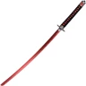 Dekoratives Katana Fushigiri (Mortal Blade) aus Sekiro: Shadows Die Twice, Rote Klinge