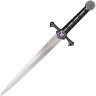 Decorative crusader dagger with studded scabbard