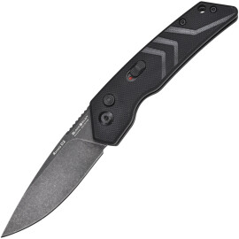Switchblade knife with stonewash blade Blackfield Rhino 02