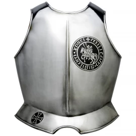 Templer-Brustpanzer "Siegel der Ritter" – Dekorative Rüstung