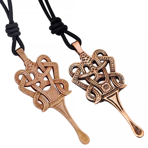 Wikinger-Anhänger Ohrlöffel, Bronze