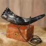 Wikinger Signalhorn aus echtem Horn, 25-30 cm - Outlet