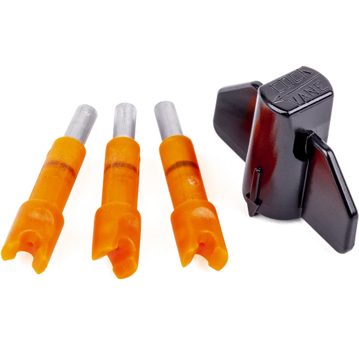 Ravin Lighted Nocks Orange – High-Visibility LED Illuminated Nocks for Ravin Arrows, 3-Pack