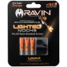 Ravin Lighted Nocks Orange – High-Visibility LED Illuminated Nocks for Ravin Arrows, 3-Pack