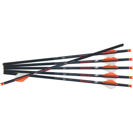 Ravin R18 Carbon Crossbow Bolts .003 – 16-inch, 6-Pack