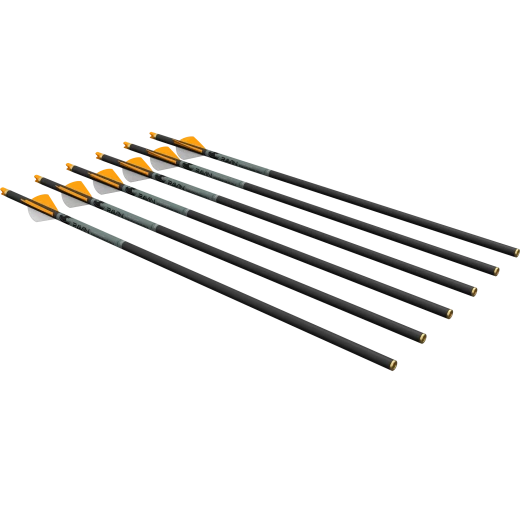 Ravin R500 Series Carbon Crossbow Bolts .003, 6-Pack