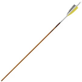 Easton Carbon Legacy 6.5mm Carbon Arrows with Natural Feathers – 6/Pack