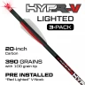 Killer Instinct HYPR-V 20" Lighted Carbon Crossbow Bolts with V-Track™ Nocks (3-Pack)