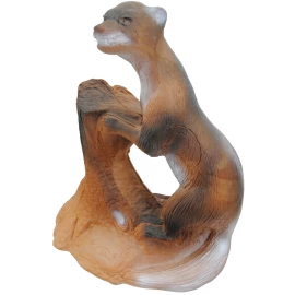 Bearpaw 3D-Tier Longlife Steinmarder auf Baumstumpf