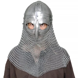 Wikinger Brillenhelm mit Kettenbrünne – Typ Gjermundbu - Outlet