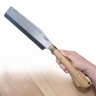 Massives Bushcraft Spaltmesser Batonata aus Kohlenstoffstahl
