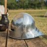 German Sallet Helmet with Visor – 15th Century Gothic Armor