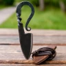 Handgeschmiedetes Wikinger Umhängemesser aus Eisen mit Lederscheide - Outlet
