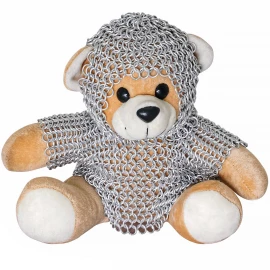 Teddybär Plüschbär im Kettenhemd